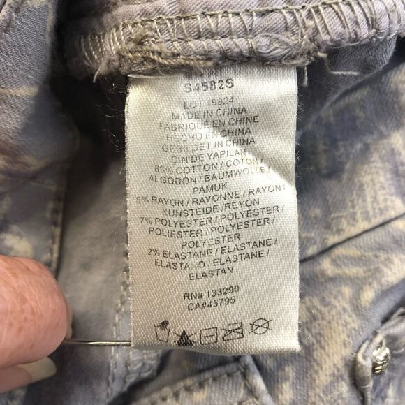 MARCHESA VOYAGE FLOCKED JACQUARD JEANS - Picture 11 of 11